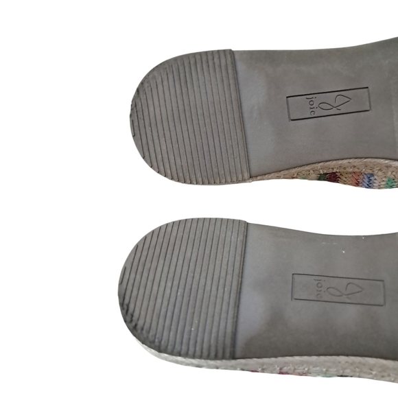 Joie Me Too Cara Espadrille Wedge Slip-On Size 9M Sunner Multi - Picture 10 of 12